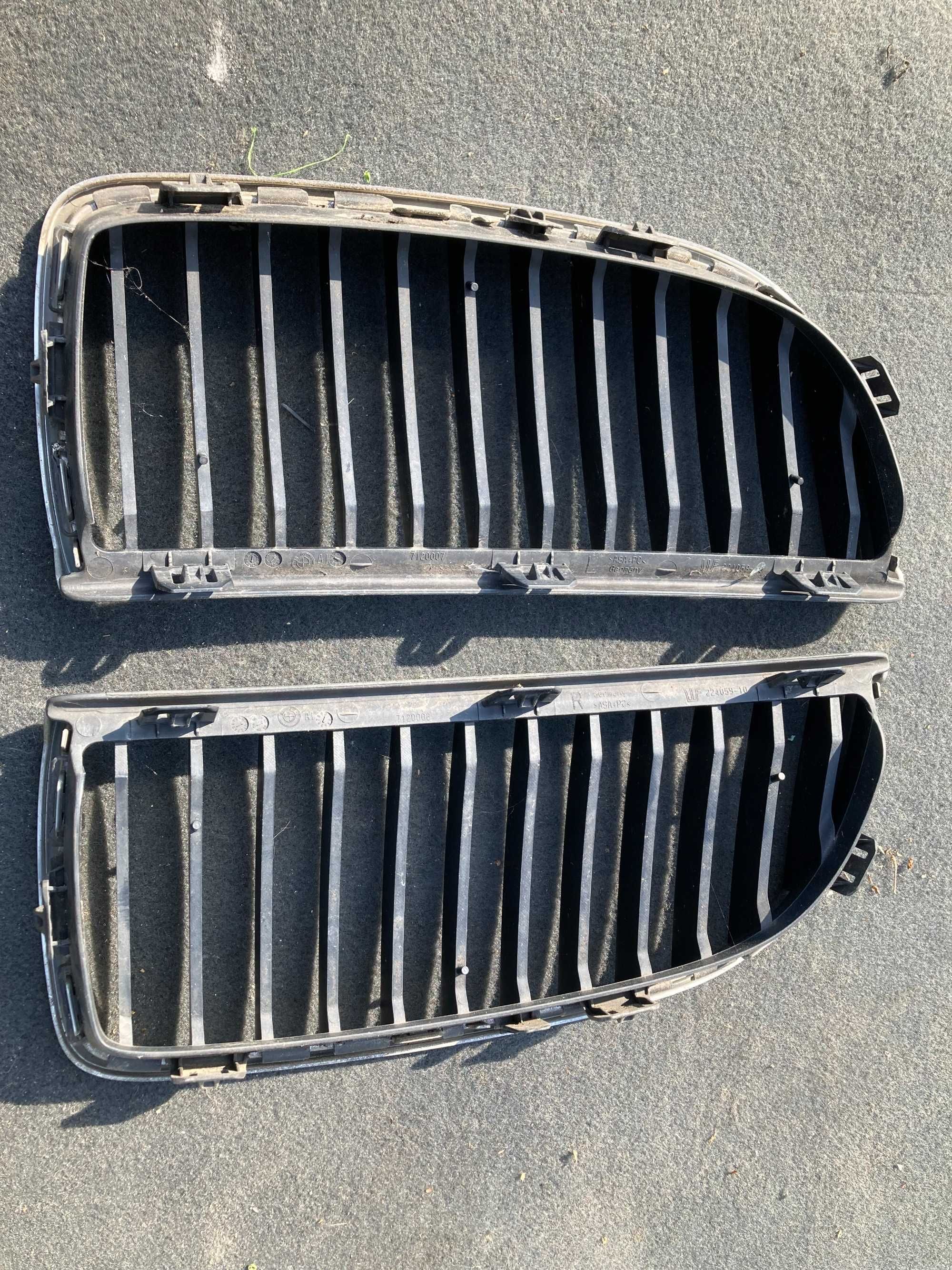 BMW E90 E91 Nerka grill zderzaka prawa lewa komplet