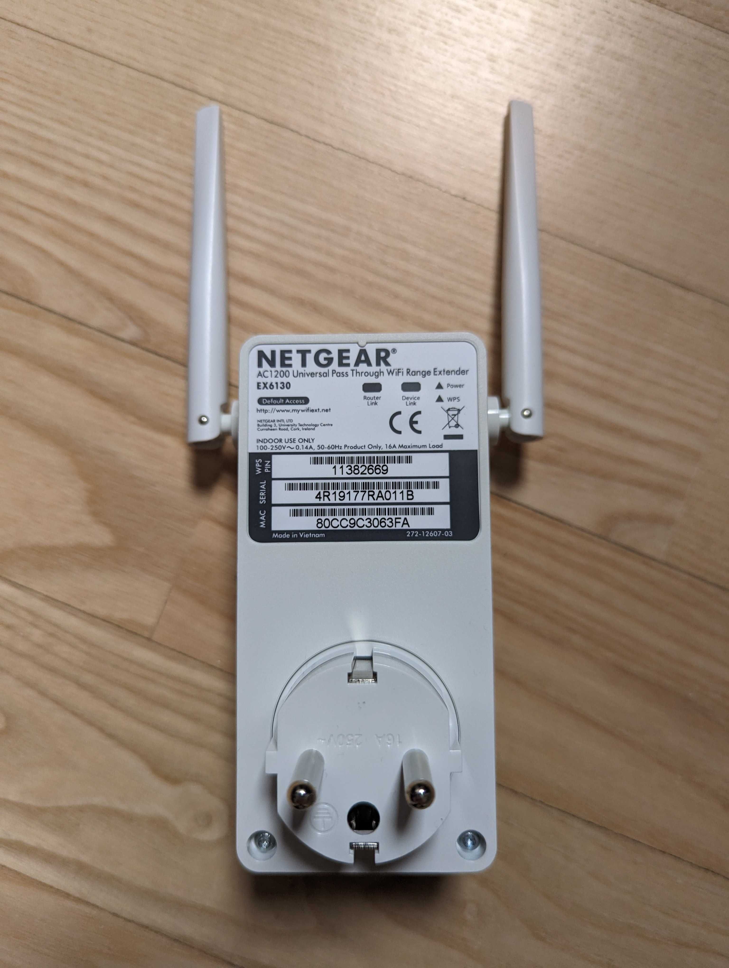 Repeater WiFi NETGEAR EX6130