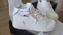 (БЕЗ ПЕРЕДОПЛАТИ)Nike Air Force 1 x CDG найк аір аер форс сдж білі
