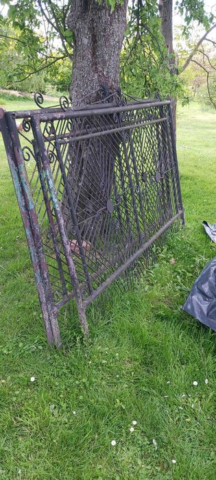 Brama stalowa dwuczęściowa