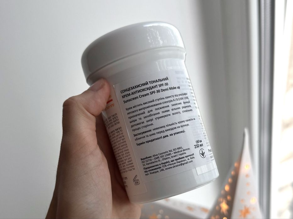 Розлив СПФ Renew Sunscreen Cream SPF-30 Demi Make up