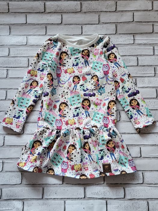 Sukienka 116 koci domek gabi