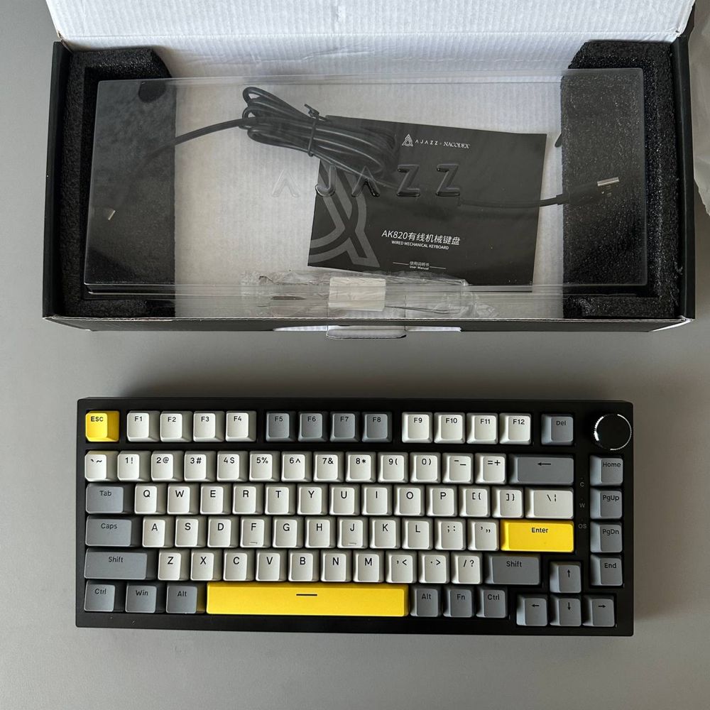 ‼️Механічна Ajazz Ak820 75%  клавіатура‼️
