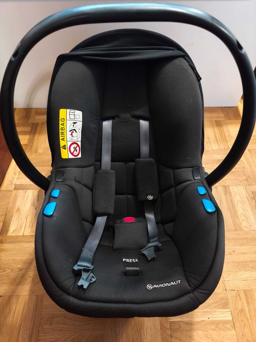 Fotelik/ nosidełko Avionaut Pixel + 2 rodzaje adapterów do wózka