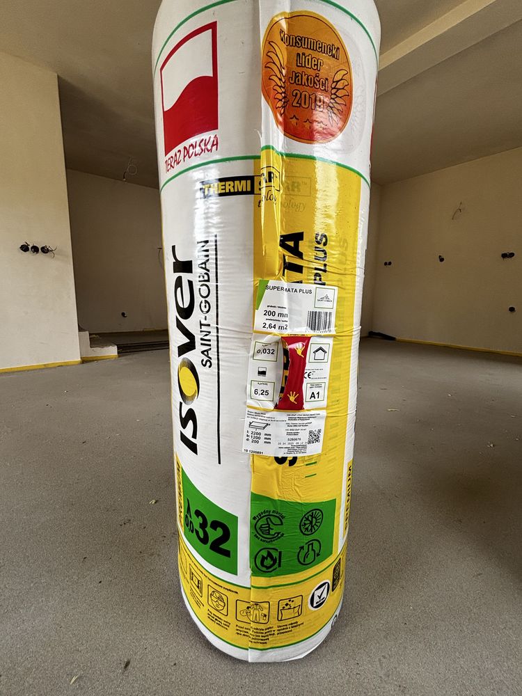 Wełna Isover 20 cm mata super plus lambda 32