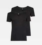 Dwupak 35G-Star RAW Koszulki z Dekoltem w Serek 2 szt., S, Czarny