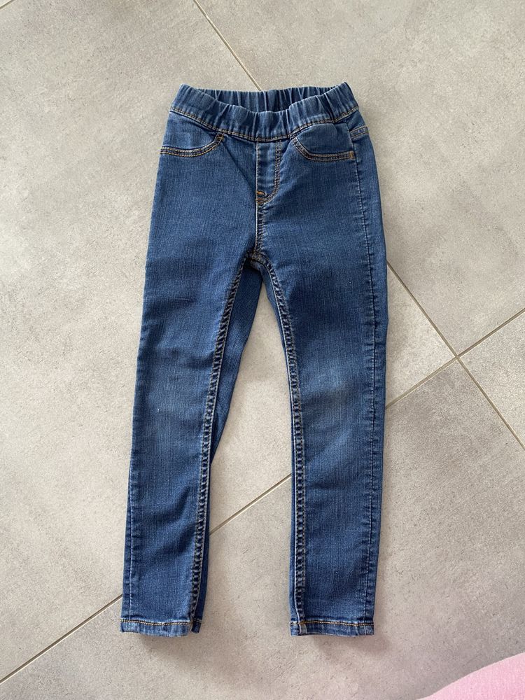 Leginsy jeansowe 98 h&m