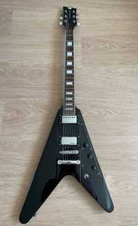 Reverend Volcano Black стріла, flying V + Lace Drop&Gain