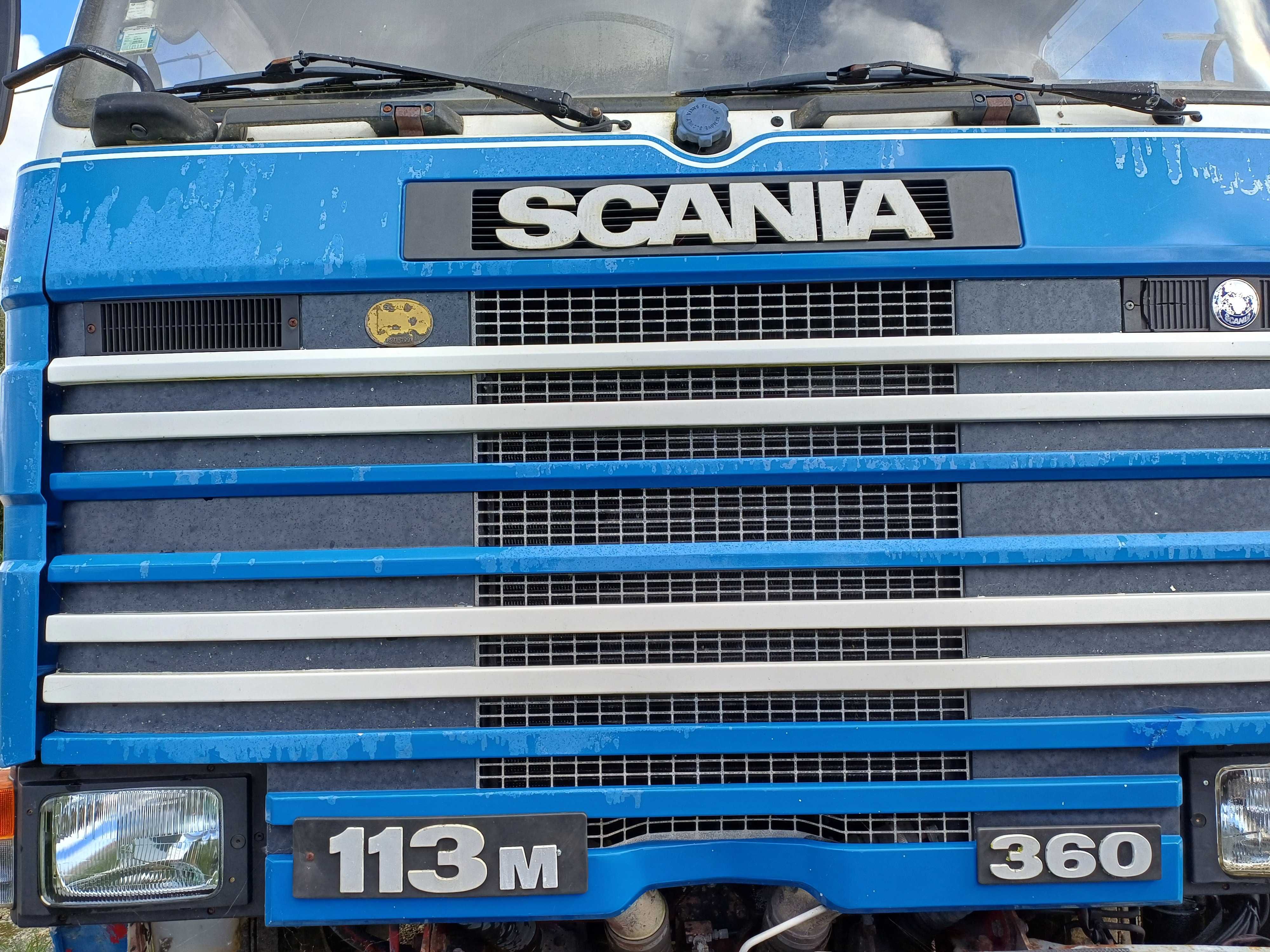 Scania 113 transporte de animais
