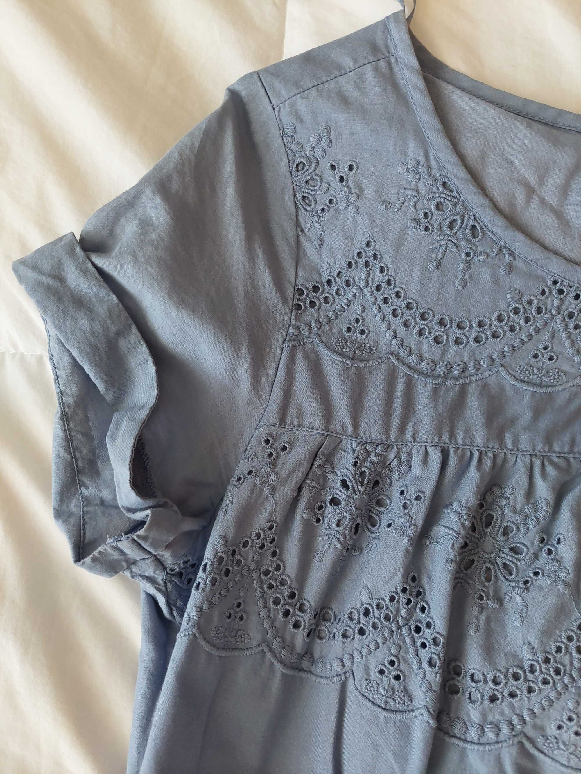 Vestido C&A, Bordado Inglês