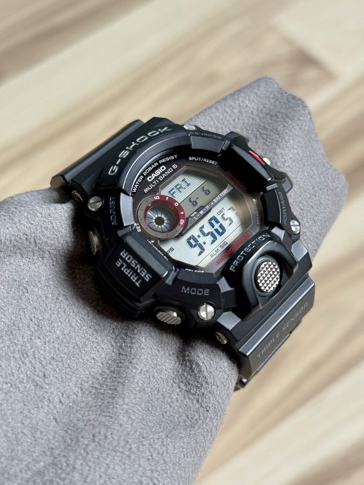 Casio G-Shock Rangeman GW-9400-1ER komplet PL + Dodatki - Stan Idealny