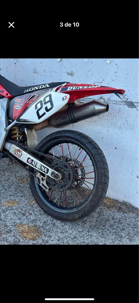 CRF450R matriculada
