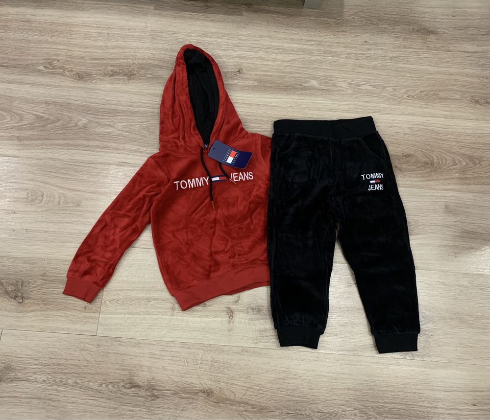 Детские велюровые спортивные костюмы Adidas Nike Tommy Hilfiger