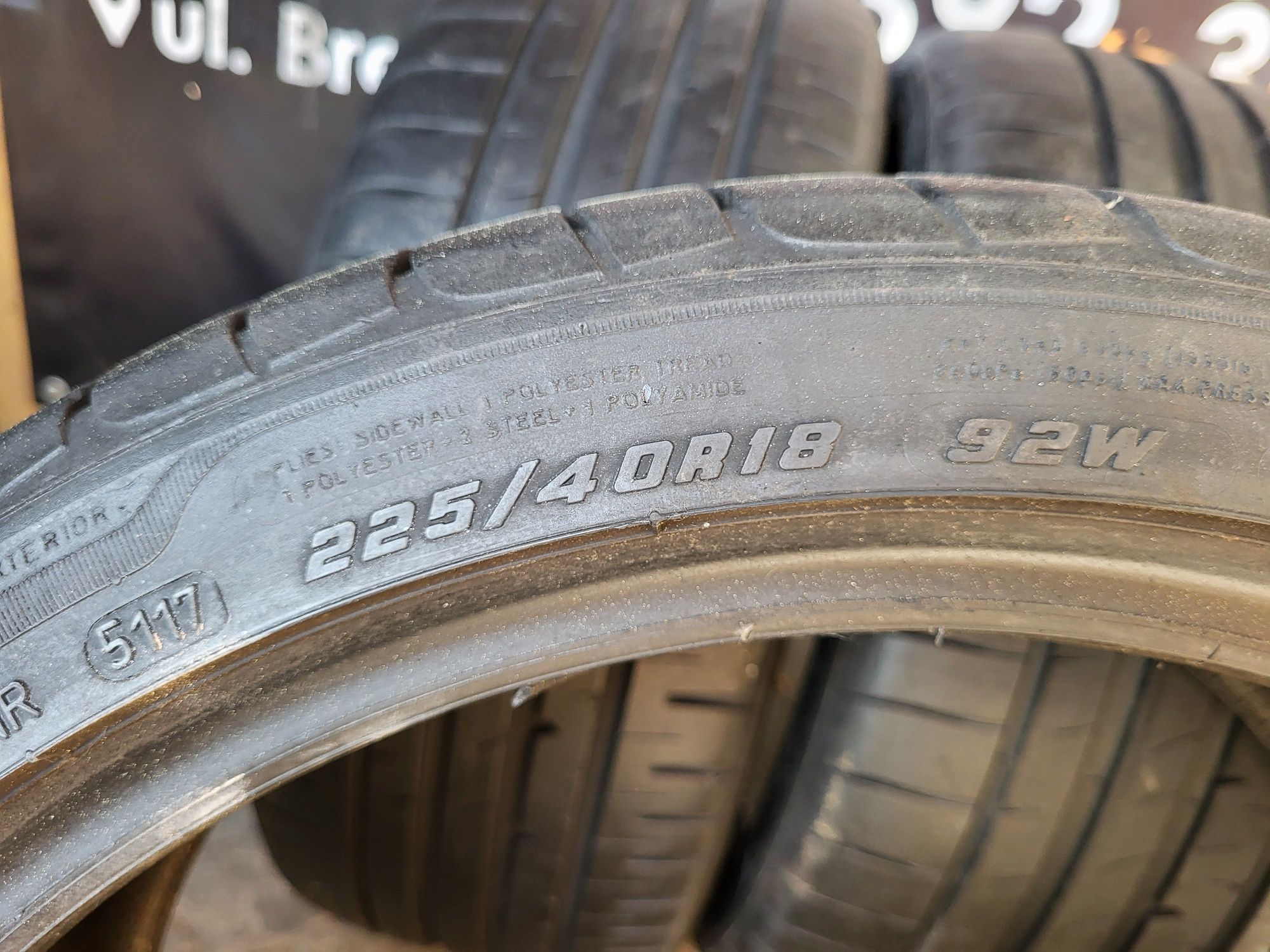 Opony letnie 225/40/18 i 255/35/18 Goodyear RunFlat