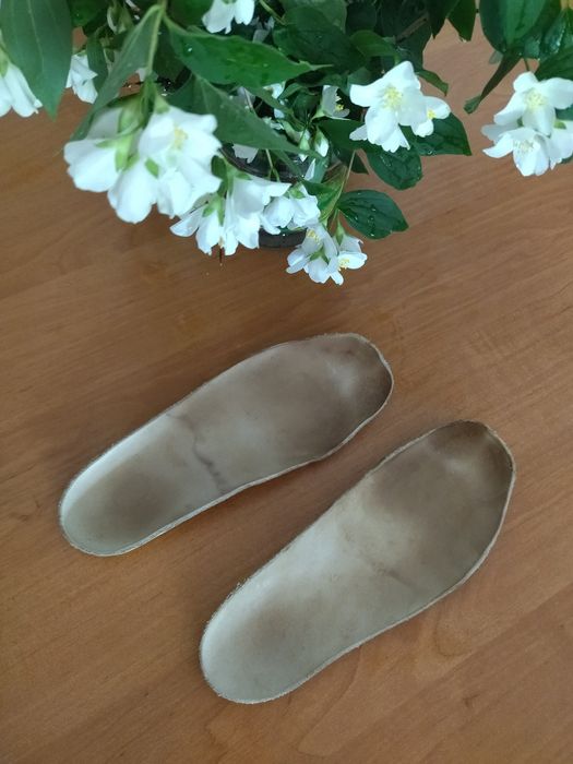 Ортопедичні шкіряні устілки 21.5 см