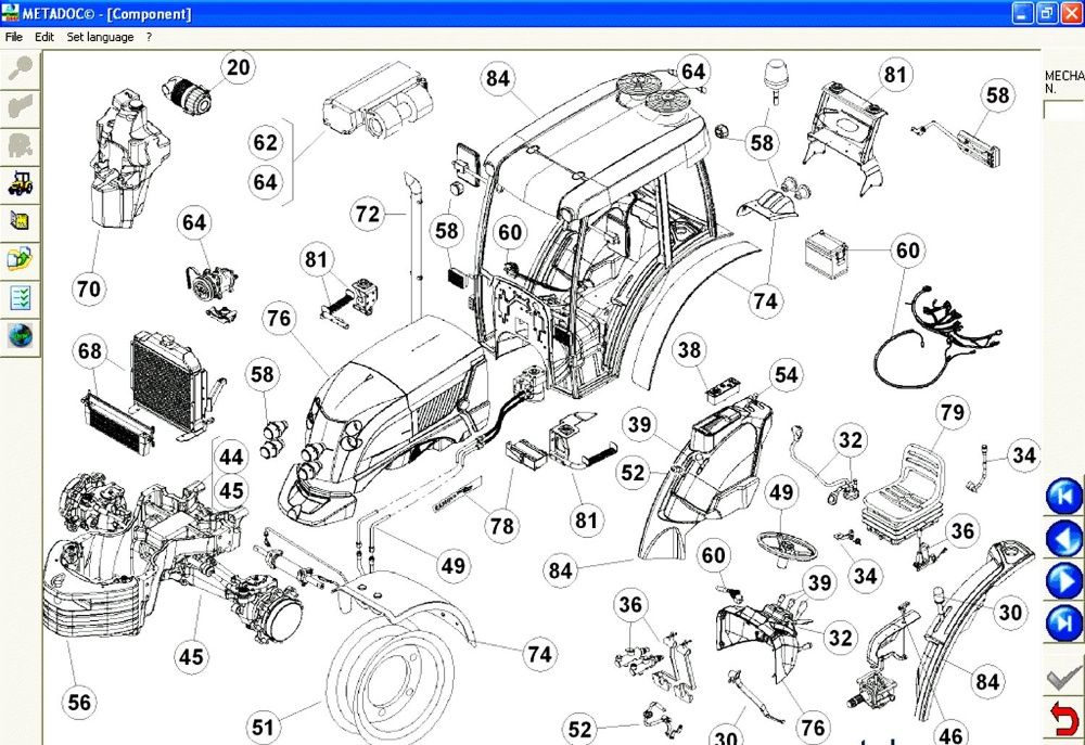 Установлю программы CLAAS - Metadoc, Parts Doc, WebTIC, ForkLift