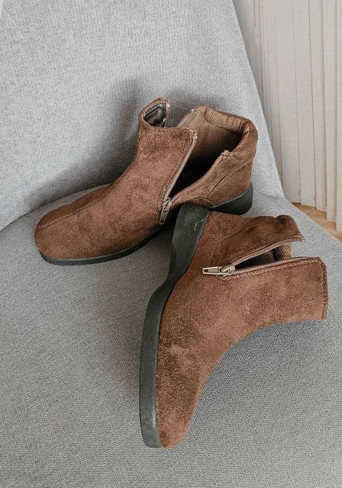 Осенние женские ботинки из искусственной замши Cotton Traders, р. 36