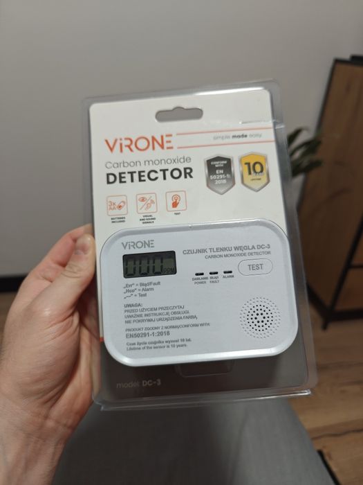 Czujnik tlenku węgla virone