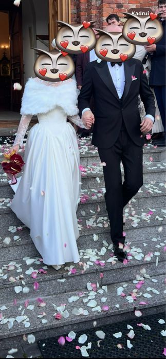 Futerko ślubne białe uniwersalne