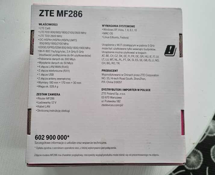 Router ZTE MF286 4G LTE