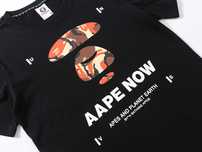 Футболка AAPE NOW BAPE Ape Crossbone UNVS