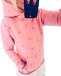 Femi stories bluza różowa gruba kaptur kangurka oversize s 36 L 40