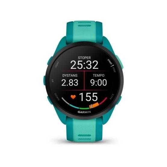 Годинник Garmin Forerunner 165 Music Turquoise/Aqua (010-02863-32)