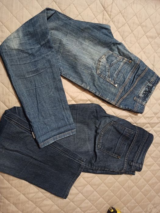 Spodnie jeansowe L 40 crash one