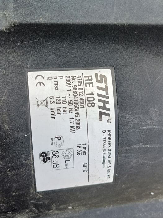 Myjka ciśnieniowa  na cześciStijil