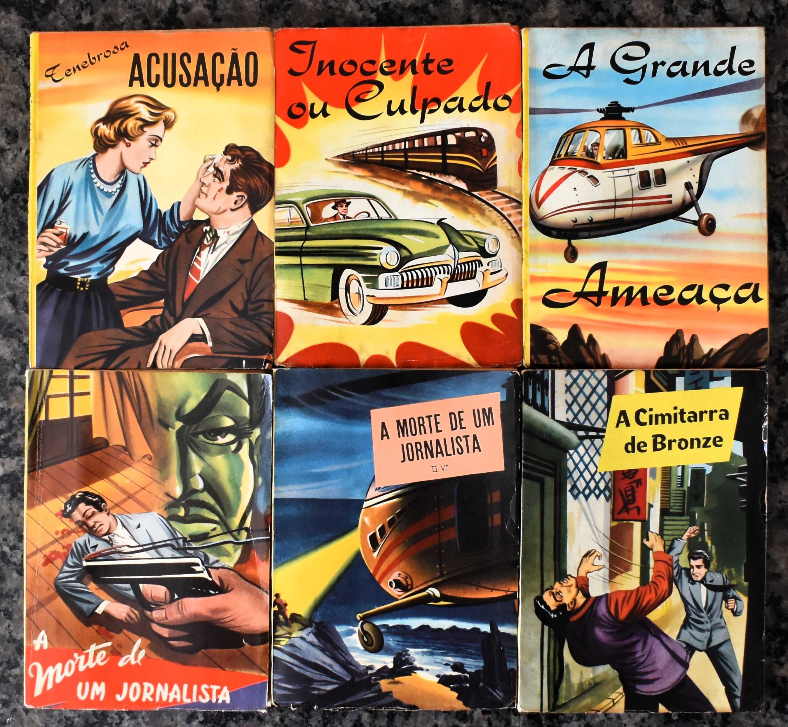 Lote de 35 livros "Colecção Negra" (Antiga/Vintage)