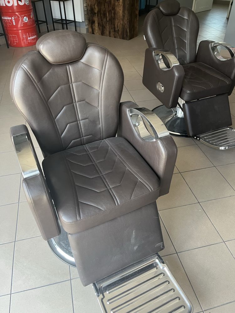 2 szt fotele barberskie