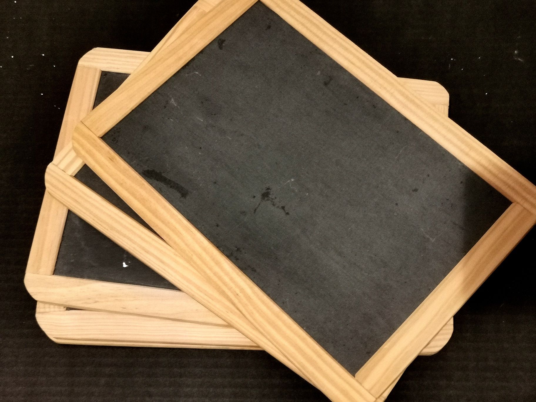 Lote de 3 ardósias (28cm X 20cm)