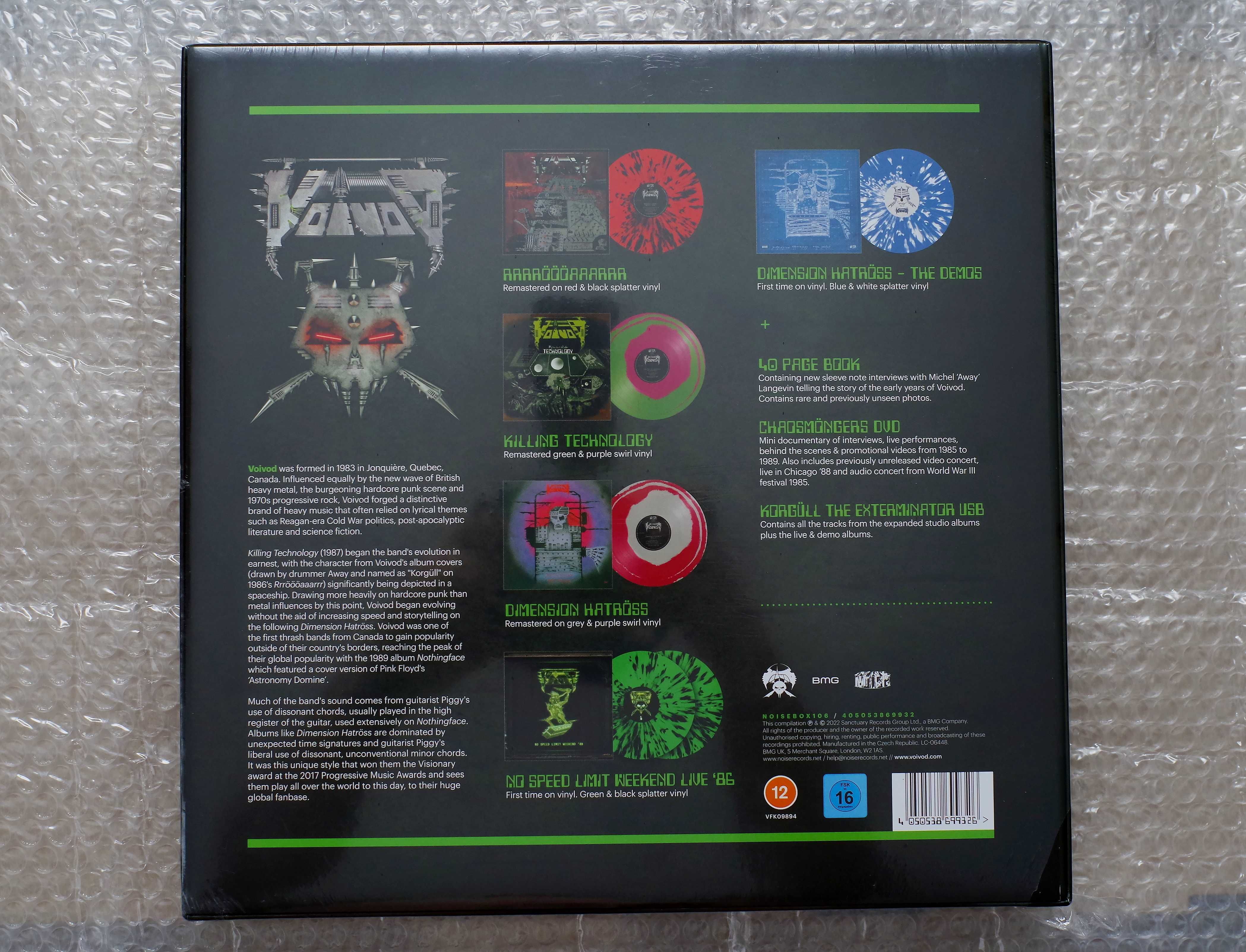 Voivod – Forgotten In Space 6 LP BOX. WINYL!