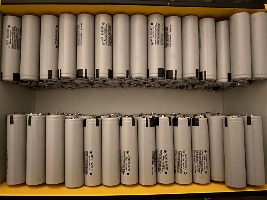 Акумулятори 18650 Panasonic 18650BD 3100 мАг, тестовані, супер стан