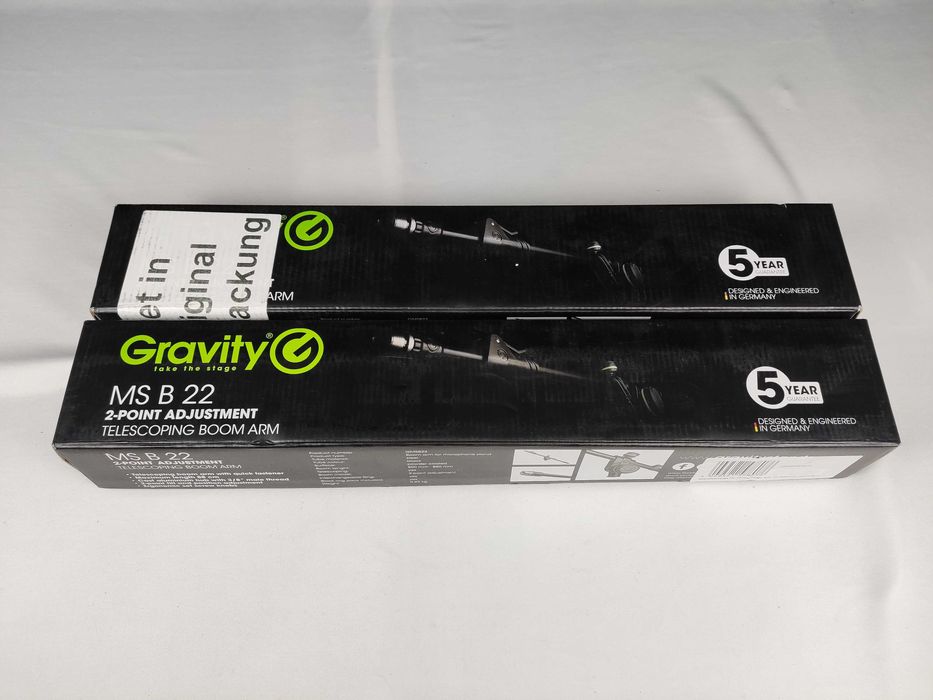 2x Gravity MS 0200 SET1 Suporte Microfone