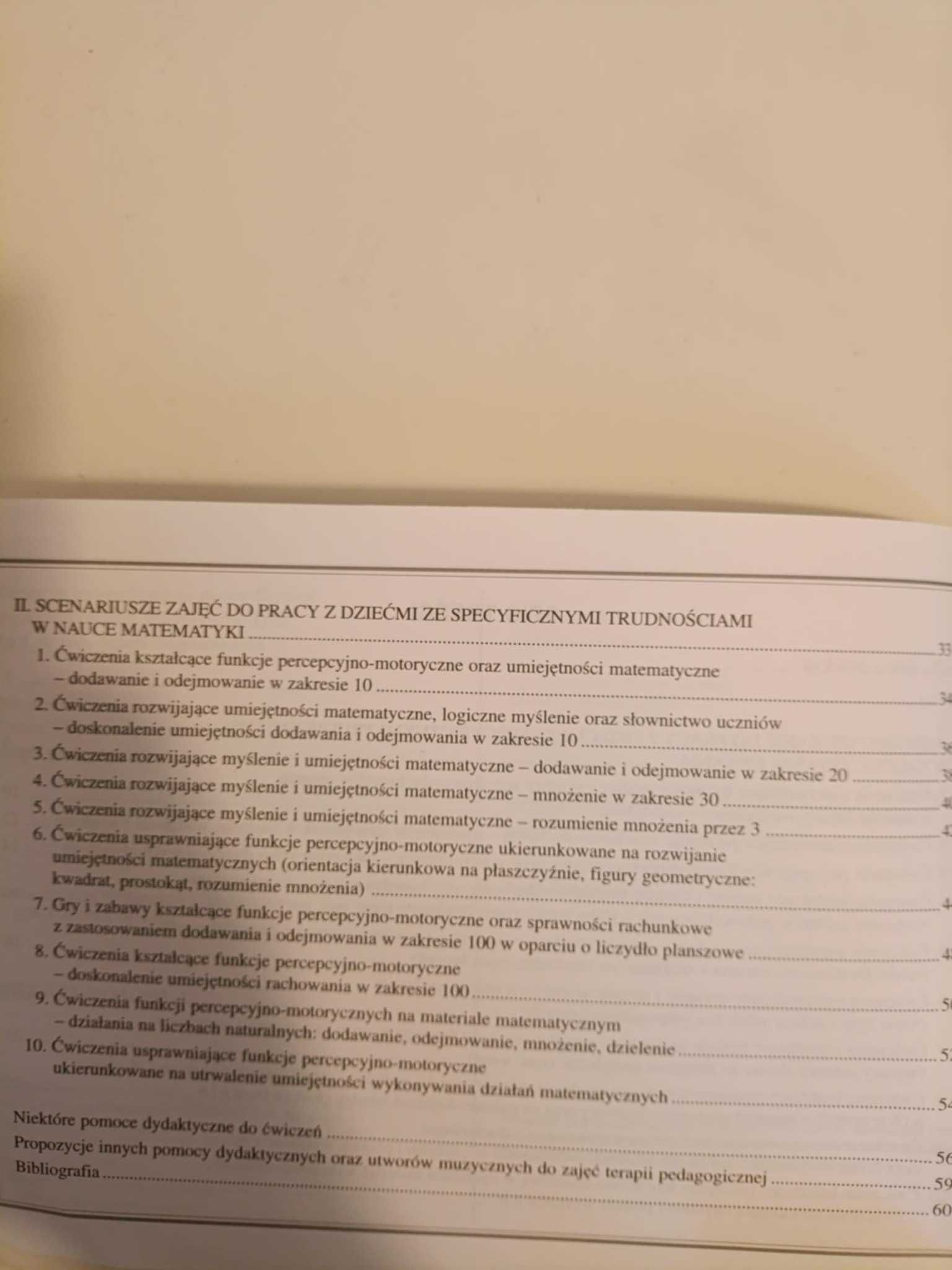 Scenariusze zajęć do pracy z dziećmi ze specyficznymi trudn - D Miązek