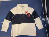 Polo manga comprida Benetton 6anos