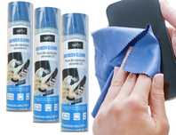 3x Płyn Do Czyszczenia Ekranów LCD + Mikrofibra 250 ml Zestaw Setty