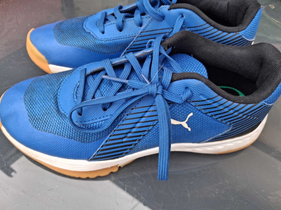 Buty Puma halowe EUR 37 Varion Junior 23 cm niebieskie dla dziecka