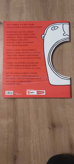 Książka z dziurą - Hervé Tullet - stan bardzo dobry