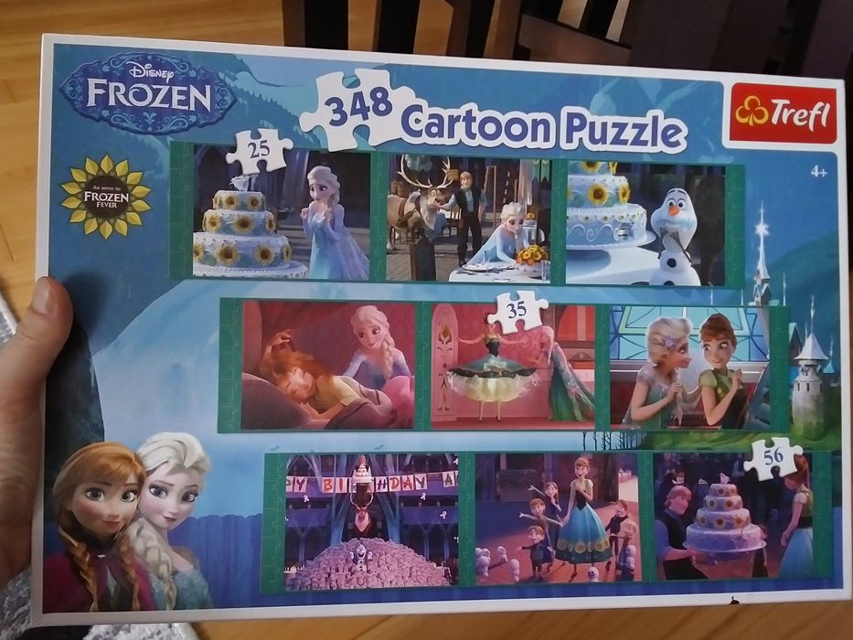 Puzzle Elsa 9 sztuk razem 348 elementów