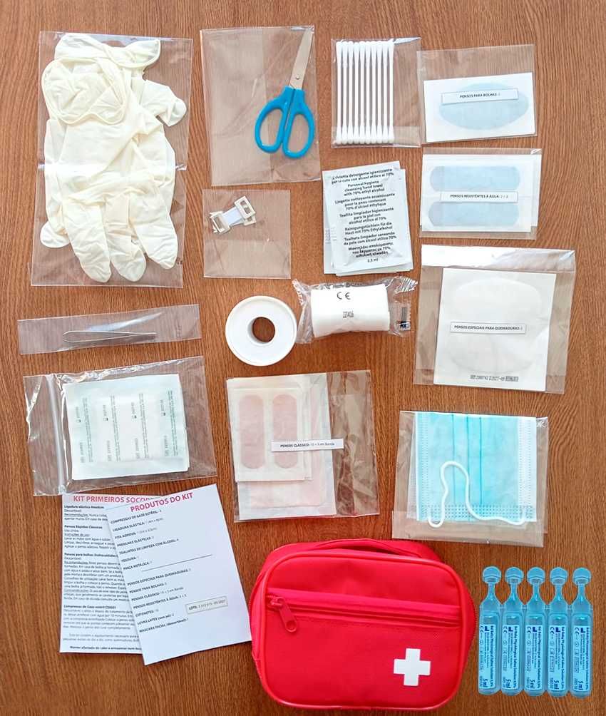 KIT Primeiros socorros 74 produtos TVDE
