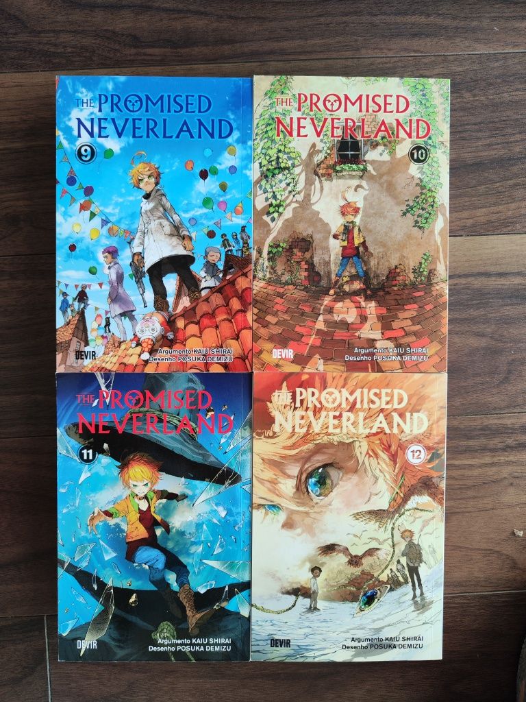 Manga The Promised Neverland 1-12 (Português)