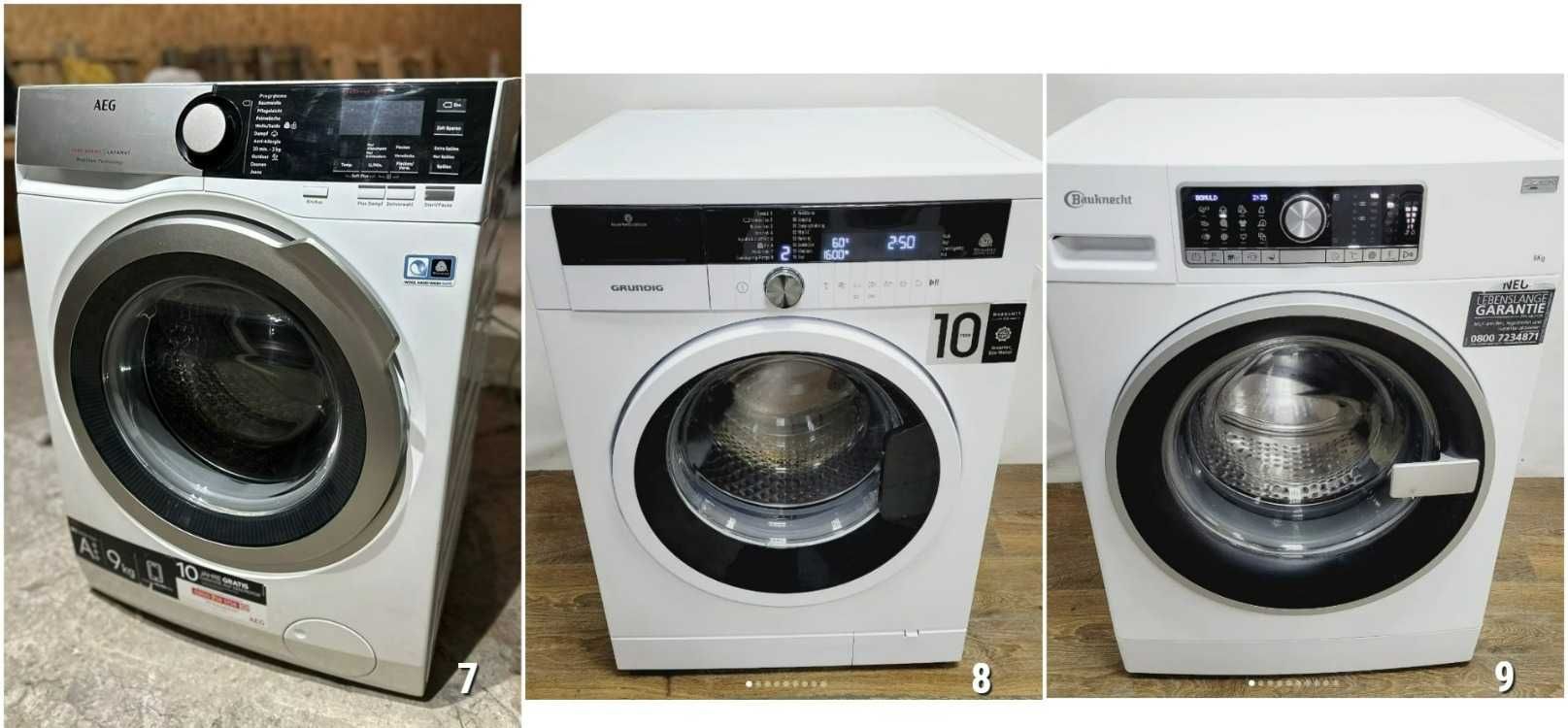 ПРАЛЬНА Машина BAUKNECHT Bosch 2в1 Сушка 8кг А+++ 1600 об\хв 2020р Б\у