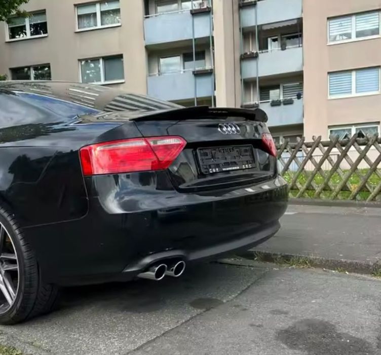 Lotka, spoiler na bagażnik, dokładka. Audi A5 8T, B8, coupe 2 drzwiowe