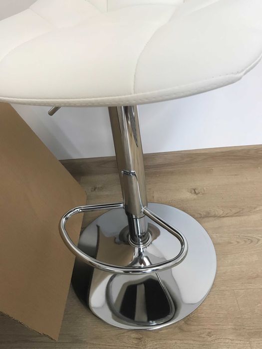 Барні стільці SONGMICS LJB68W, комплект з 2 штук,360°, хромована сталь