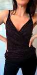 Top bluzka brokat Mango 38