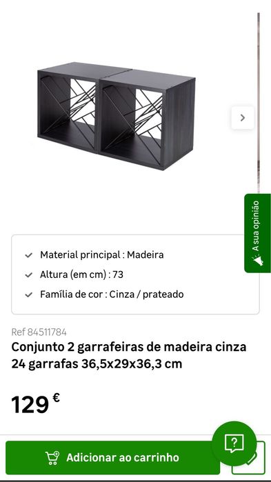 Móvel garrafeira módulos