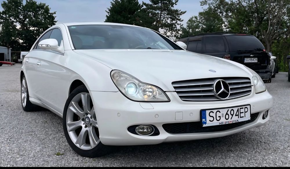 Mercedes-Benz CLS 350, DESIGNO, Białe Skóry, Japonia, Faktura 23%