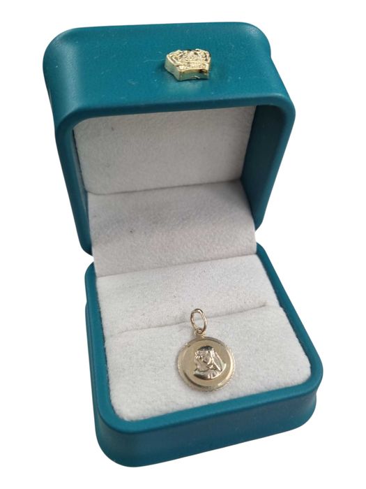 Złoty medalik z matką boską – próba 585 – 1,24 g